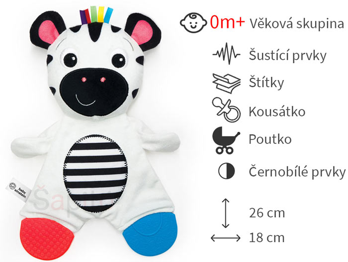 černobílé hračky